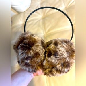 Leopard earmuffs